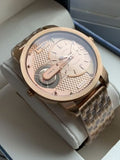 Buy Shop Diesel Mini Daddy Rose Gold Dial Rose Gold Steel Strap Watch For Men - DZ7318 USA Online