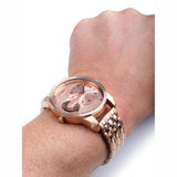 Buy Shop Diesel Mini Daddy Rose Gold Dial Rose Gold Steel Strap Watch For Men - DZ7318 USA Online