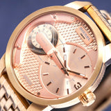 Buy Shop Diesel Mini Daddy Rose Gold Dial Rose Gold Steel Strap Watch For Men - DZ7318 USA Online