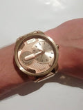 Buy Shop Diesel Mini Daddy Rose Gold Dial Rose Gold Steel Strap Watch For Men - DZ7318 USA Online