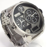 Buy Shop Diesel Mr Daddy 1.0 Black Dial Stainless Steel Stainless Watch For Men - DZ7221 USA Online