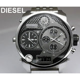 Buy Shop Diesel Mr Daddy 1.0 Black Dial Stainless Steel Stainless Watch For Men - DZ7221 USA Online