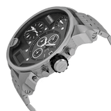 Buy Shop Diesel Mr Daddy 1.0 Black Dial Stainless Steel Stainless Watch For Men - DZ7221 USA Online