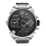 Buy Shop Diesel Mr Daddy 1.0 Black Dial Stainless Steel Stainless Watch For Men - DZ7221 USA Online