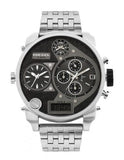 Buy Shop Diesel Mr Daddy 1.0 Black Dial Stainless Steel Stainless Watch For Men - DZ7221 USA Online