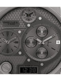 Buy Shop Diesel Mr Daddy 1.0 Gray Dial Gray Stainless Steel Watch For Men - DZ7247 USA Online