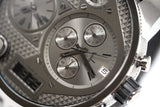 Buy Shop Diesel Mr Daddy 1.0 Gray Dial Gray Stainless Steel Watch For Men - DZ7247 USA Online