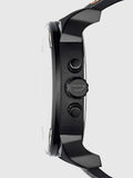Buy Shop Diesel Mr Daddy 2.0 Chronograph Black Dial Black Leather Strap Watch For Men - DZ7350 USA Online