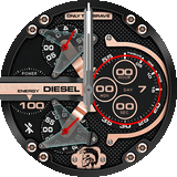 Buy Shop Diesel Mr Daddy 2.0 Chronograph Black Dial Black Leather Strap Watch For Men - DZ7350 USA Online