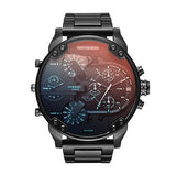 Buy Shop Diesel Mr Daddy 2.0 Chronograph Black Dial Black Steel Strap Watch For Men - DZ7395 USA Online