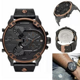 Buy Shop Diesel Mr Daddy 2.0 Chronograph Black Dial Black Steel Strap Watch For Men - DZ7400 USA Online