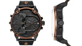 Buy Shop Diesel Mr Daddy 2.0 Chronograph Black Dial Black Steel Strap Watch For Men - DZ7400 USA Online
