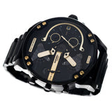 Buy Shop Diesel Mr. Daddy 2.0 Chronograph Black Dial Black Steel Strap Watch For Men - DZ7435 USA Online