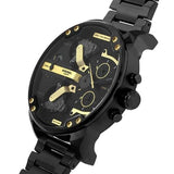 Buy Shop Diesel Mr. Daddy 2.0 Chronograph Black Dial Black Steel Strap Watch For Men - DZ7435 USA Online