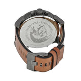 Buy Shop Diesel Mr Daddy 2.0 Chronograph Black Dial Brown Leather Strap Watch For Men - DZ7332 USA Online
