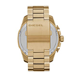 Buy Shop Diesel Mr Daddy 2.0 Chronograph Black Dial Gold Steel Strap Watch For Men - DZ7333 USA Online