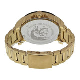 Buy Shop Diesel Mr Daddy 2.0 Chronograph Black Dial Gold Steel Strap Watch For Men - DZ7333 USA Online