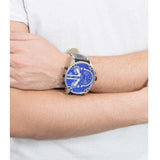 Buy Shop Diesel Mr. Daddy 2.0 Chronograph Black Dial Grey Nylon Strap Watch For Men - DZ7429 USA Online