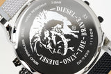 Buy Shop Diesel Mr. Daddy 2.0 Chronograph Black Dial Grey Nylon Strap Watch For Men - DZ7429 USA Online