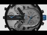 Buy Shop Diesel Mr Daddy 2.0 Chronograph Grey Dial Black Nylon Strap Watch For Men - DZ7420 USA Online