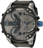 Buy Shop Diesel Mr Daddy 2.0 Chronograph Grey Dial Black Nylon Strap Watch For Men - DZ7420 USA Online