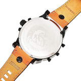 Buy Shop Diesel Mr. Daddy 2.0 Chronograph Grey Dial Brown Leather Strap Watch For Men - DZ7406 USA Online