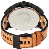 Buy Shop Diesel Mr. Daddy 2.0 Chronograph Grey Dial Brown Leather Strap Watch For Men - DZ7406 USA Online