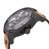 Buy Shop Diesel Mr. Daddy 2.0 Chronograph Grey Dial Brown Leather Strap Watch For Men - DZ7406 USA Online