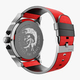 Buy Shop Diesel Mr Daddy 2.0 Chronograph Grey Dial Red Rubber Strap Watch For Men - DZ7423 USA Online