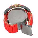 Buy Shop Diesel Mr Daddy 2.0 Chronograph Grey Dial Red Rubber Strap Watch For Men - DZ7430 USA Online