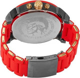 Buy Shop Diesel Mr Daddy 2.0 Chronograph Grey Dial Red Rubber Strap Watch For Men - DZ7430 USA Online