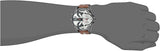 Buy Shop Diesel Mr. Daddy 2.0 Chronograph Silver Dial Brown Leather Strap Watch For Men - DZ7394 USA Online