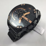 Buy Shop Diesel Big Daddy Chronograph Black Dial Black Steel Strap Watch For Men - DZ7312 USA Online