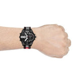 Buy Shop Diesel Mr. Daddy 2.0 Quartz Black Dial Black Nylon Strap Watch For Men - DZ7433 USA Online