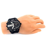 Buy Shop Diesel Mr. Daddy 2.0 Quartz Black Dial Black Nylon Strap Watch For Men - DZ7433 USA Online