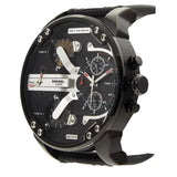 Buy Shop Diesel Mr. Daddy 2.0 Quartz Black Dial Black Nylon Strap Watch For Men - DZ7433 USA Online