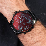 Buy Shop Diesel Mr Daddy 2.0 Chronograph Black Dial Black Steel Strap Watch For Men - DZ7395 USA Online
