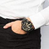 Buy Shop Diesel Mr. Daddy 2.0 Chronograph Black Dial Black Steel Strap Watch For Men - DZ7435 USA Online