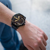 Buy Shop Diesel Mr. Daddy 2.0 Chronograph Black Dial Black Steel Strap Watch For Men - DZ7435 USA Online