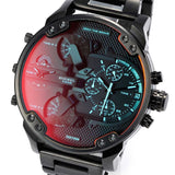 Buy Shop Diesel Mr Daddy 2.0 Chronograph Black Dial Black Steel Strap Watch For Men - DZ7395 USA Online