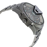 Buy Shop Diesel Uber Chief Black Dial Grey Stainless Steel Strap Watch For Men - DZ7372 USA Online