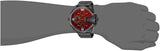 Buy Shop Diesel Uber Chief Chronograph Red Dial Black Steel Strap Watch For Men - DZ7373 USA Online