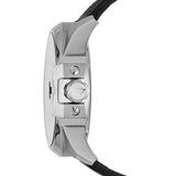 Buy Shop Diesel Uber Chief Oversized 4 Time Black Dial Leather Strap Watch For Men - DZ7376 USA Online