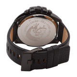 Buy Shop Diesel Mega Chief Chronograph Black Dial Black Leather Strap Watch For Men - DZ4291 USA Online