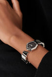 Buy Shop Dior Gem Dior Black Mother of Pearl Dial Silver Steel Strap Watch for Women - CD18111X1005 USA Online