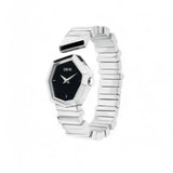 Buy Shop Dior Gem Dior Black Mother of Pearl Dial Silver Steel Strap Watch for Women - CD18111X1005 USA Online