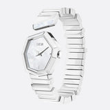 Buy Shop Dior Gem Dior Mother of Pearl Dial Silver Steel Strap Watch for Women - CD18111X1073 USA Online