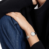 Buy Shop Dior Gem Dior Mother of Pearl Diamonds White Dial White Leather Strap Watch for Women - CD18111X1006 USA Online