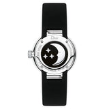 Buy Shop Dior La D De Dior Diamonds Black and Blue Dial Black Leather Strap Watch for Women - CD047111A004 0000 USA Online