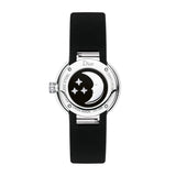 Buy Shop Dior La D De Dior Dior Rose Céleste Diamonds Mother of Pearl Dial Black Leather Strap Watch for Women - CD04711X1001 0000 USA Online